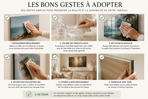 Comment entretenir un tableau décoratif pour qu'il conserve toute sa beauté ?