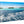 Acrylic photo print featuring a tropical ocean scene with blue water and distant islands.