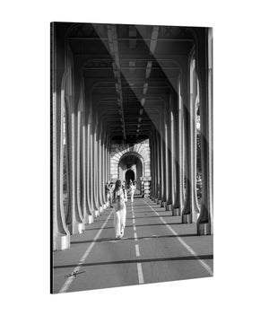 Sous les arches de Paris - Tableau décoratif en aluminium