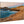 Direct print on wood featuring a coastal landscape with rocky shore and ocean waves.