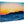 Direct print on wood of a colorful seascape at sunset with rocky coastline.