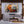 Modern living room with wall art featuring a close-up of a hermit crab on sand