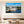 Tableau décoratif en aluminium Dibond représentant un lac au coucher du soleil, idéal pour une décoration de salon contemporaine.