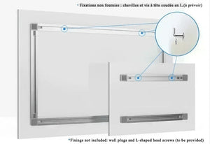 méthode de affixation des tableaux en Aluminium
