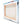Rear view of a stretched canvas art print with wooden frame edges visible