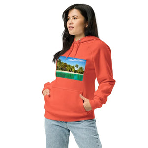 Sweat à capuche écologique unisexe - Éden Cristallin - ESPOIR PHOTOS