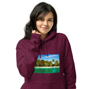 Sweat à capuche écologique unisexe - Éden Cristallin - ESPOIR PHOTOS